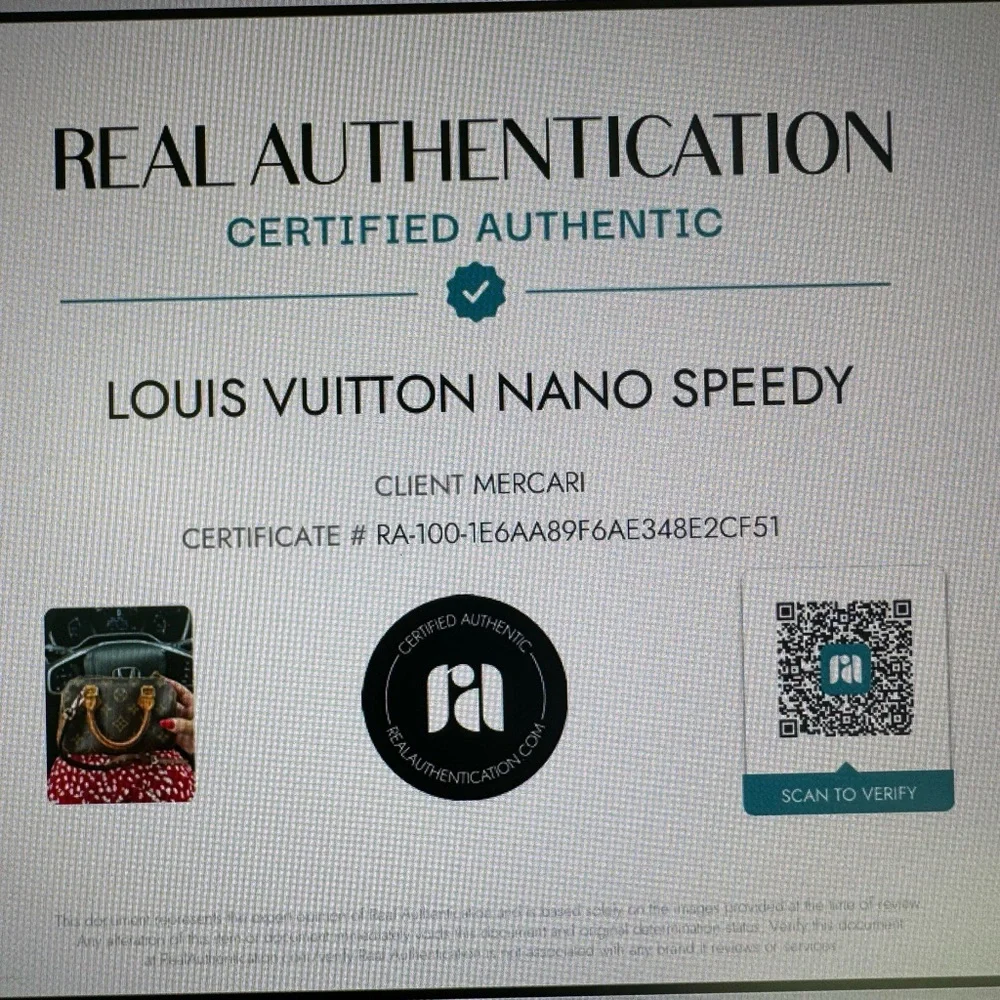 ❌SOLD❌ Louis Vuitton Monogram Nano Speedy, Authenticated & EXCELLENT Condn. - Picture 12 of 12